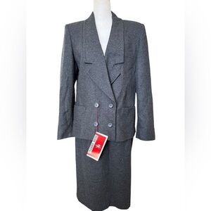 Vintage Peabody House Wool Blend blazer and skirt new with tags size 9/10